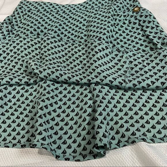 Francesca’s Paisley & Ivy Yacht Party Print Unlined Skirt with Pockets - Picture 5 of 8